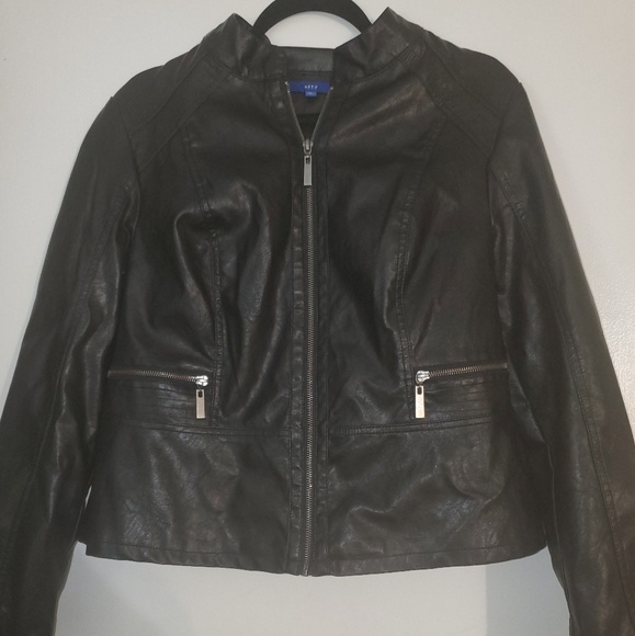 Apt. 9 Faux leather jacket - Picture 1 of 4